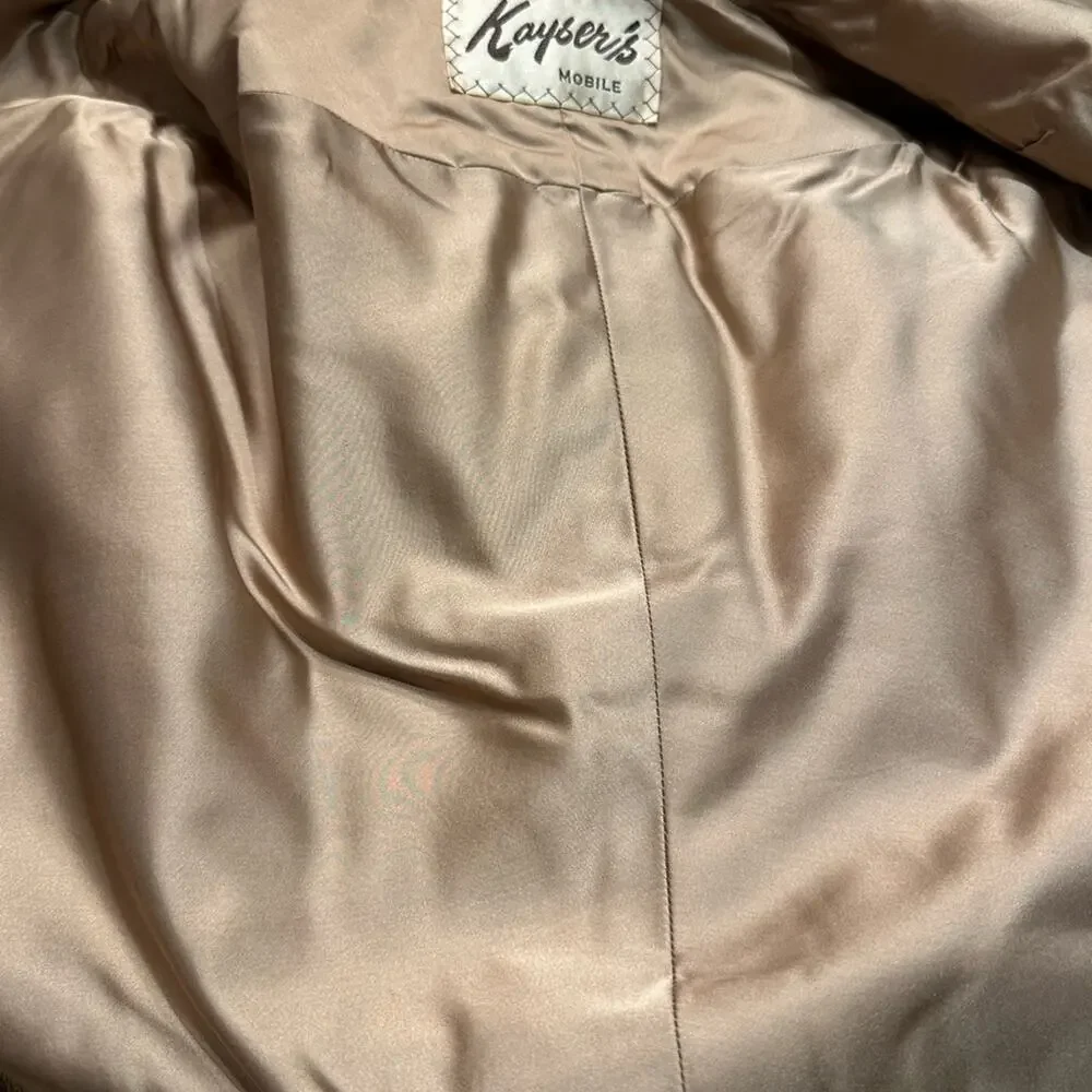 Vintage Palomino Mink Stole Medium/Large with Pockets